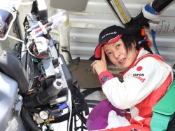 Yoko Wakabayashi is relieved to have completed the marathon stages.