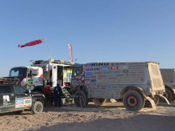 The bivouac at Calama is reminiscent of Africa. 