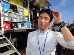 Hiroyuki Sugiura is relieved to have recovered from the damage incurred yesterday.