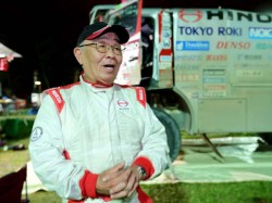 Yoshimasa Sugawara is back at the bivouac in Salta. 