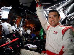 Mitsugu Takahashi is visibly relieved.